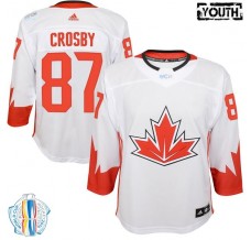 Dětský Dres Kanada Sidney Crosby 87 2016 World Cup of Hockey Bílá Authentic
