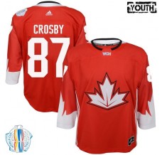 Dětský Dres Kanada Sidney Crosby 87 2016 World Cup of Hockey Červená Authentic