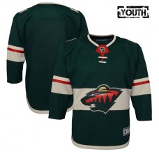 Dětský Dres Minnesota Wild Blank Zelená Premier Domácí