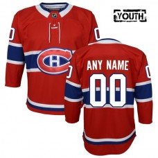 Dětský Dres Montreal Canadiens Custom Červená Premier Domácí