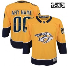 Dětský Dres Nashville Predators Custom Žlutá Premier Domácí