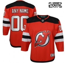 Dětský Dres New Jersey Devils Custom Červená Premier Domácí