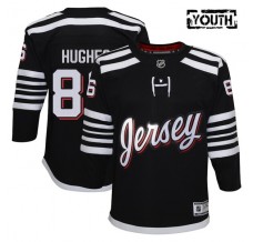 Dětský Dres New Jersey Devils Jack Hughes 86 Černá Premier Alternativní