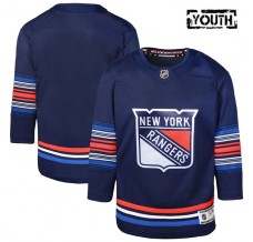 Dětský Dres New York Rangers Blank Námořnická Modrá Premier Alternativní