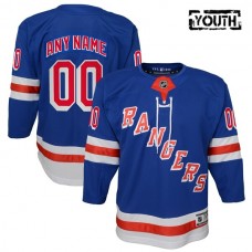 Dětský Dres New York Rangers Custom Modrá Premier Domácí