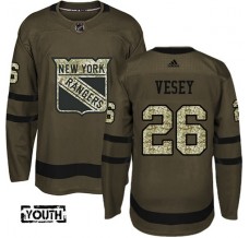 Dětský Dres New York Rangers Jimmy Vesey 26 Maskáčová Zelená Authentic