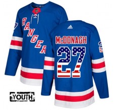 Dětský Dres New York Rangers Ryan McDonagh 27 USA Flag Fashion Modrá Authentic