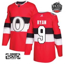 Dětský Dres Ottawa Senators Bobby Ryan 9 2017 100 Classic Patch Červená Authentic