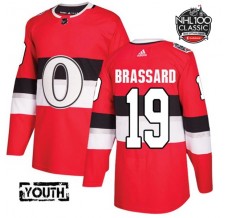 Dětský Dres Ottawa Senators Derick Brassard 19 2017 100 Classic Patch Červená Authentic