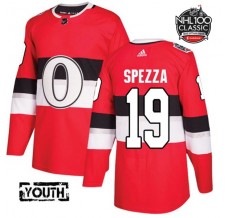 Dětský Dres Ottawa Senators Jason Spezza 19 2017 100 Classic Patch Červená Authentic