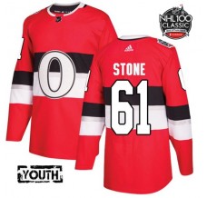 Dětský Dres Ottawa Senators Mark Stone 61 2017 100 Classic Patch Červená Authentic