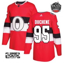Dětský Dres Ottawa Senators Matt Duchene 95 2017 100 Classic Patch Červená Authentic