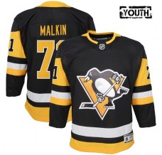 Dětský Dres Pittsburgh Penguins Evgeni Malkin 71 Černá Premier Domácí