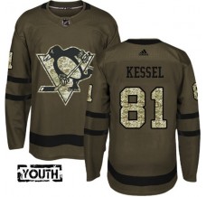 Dětský Dres Pittsburgh Penguins Phil Kessel 81 Maskáčová Zelená Authentic