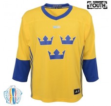 Dětský Dres Švédsko Blank 2016 World Cup of Hockey Žlutá Authentic
