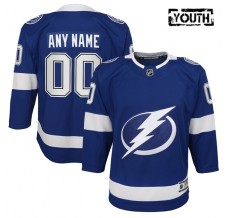 Dětský Dres Tampa Bay Lightning Custom Modrá Premier Domácí