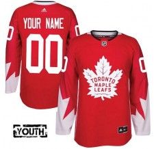 Dětský Dres Toronto Maple Leafs Custom Červená Authentic Alternativní