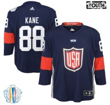 Dětský Dres USA Patrick Kane 88 2016 World Cup of Hockey Námořnická Modrá Authentic