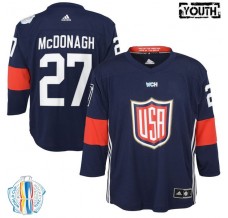 Dětský Dres USA Ryan McDonagh 27 2016 World Cup of Hockey Námořnická Modrá Authentic