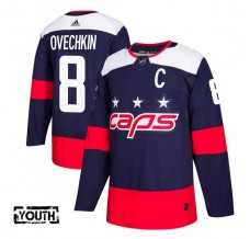 Dětský Dres Washington Capitals Alexander Ovechkin 8 2018 Stadium Series Námořnická Modrá Authentic