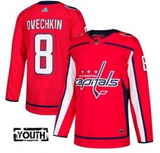 Dětský Dres Washington Capitals Alexander Ovechkin 8 Červená Authentic