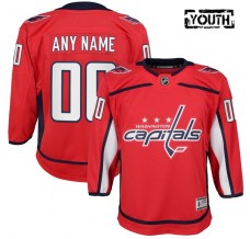 Dětský Dres Washington Capitals Custom Červená Premier Domácí