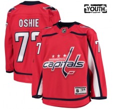 Dětský Dres Washington Capitals TJ Oshie 77 Červená Premier Domácí
