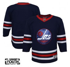 Dětský Dres Winnipeg Jets Blank 2021-22 Námořnická Modrá Premier Alternativní