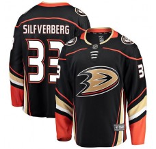 Pánské Dres Anaheim Ducks Jakob Silfverberg 33 Černá Breakaway Domácí