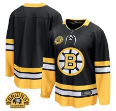 Pánské Dres Boston Bruins Blank 100th Anniversary Patch Černá Premier Breakaway Alternativní
