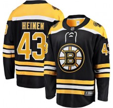 Pánské Dres Boston Bruins Danton Heinen 43 Černá Premier Breakaway Domácí