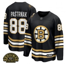 Pánské Dres Boston Bruins David Pastrnak 88 100th Anniversary Patch Černá Premier Breakaway Alternativní