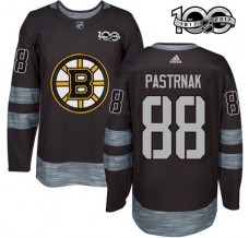 Pánské Dres Boston Bruins David Pastrnak 88 1917-2017 100th Anniversary Patch Černá Authentic