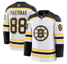 Pánské Dres Boston Bruins David Pastrnak 88 Bílá Premium Venkovní