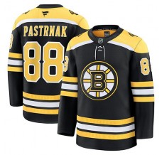 Pánské Dres Boston Bruins David Pastrnak 88 Černá Premium Domácí