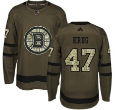 Pánské Dres Boston Bruins Torey Krug 47 Maskáčová Zelená Authentic