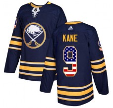 Pánské Dres Buffalo Sabres Evander Kane 9 USA Flag Fashion Námořnická Modrá Authentic