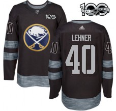 Pánské Dres Buffalo Sabres Robin Lehner 40 1917-2017 100th Anniversary Patch Černá Authentic