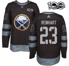 Pánské Dres Buffalo Sabres Sam Reinhart 23 1917-2017 100th Anniversary Patch Černá Authentic