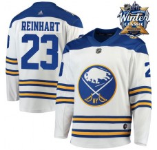 Pánské Dres Buffalo Sabres Sam Reinhart 23 2018 Winter Classic Patch Bílá Authentic