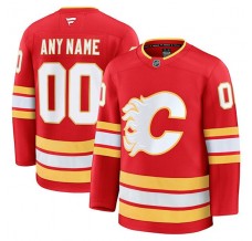 Pánské Dres Calgary Flames Custom Červená Premium Domácí