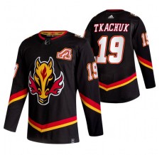 Pánské Dres Calgary Flames Matthew Tkachuk 19 2020-21 Reverse Retro Černá Authentic