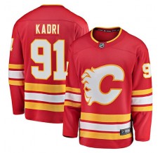 Pánské Dres Calgary Flames Nazem Kadri 91 Červená Breakaway Domácí
