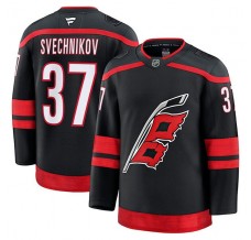 Pánské Dres Carolina Hurricanes Andrei Svechnikov 37 Černá Premium Domácí
