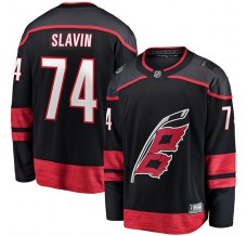 Pánské Dres Carolina Hurricanes Jaccob Slavin 74 Černá Breakaway Domácí