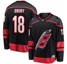 Pánské Dres Carolina Hurricanes Jack Drury 18 Černá Premier Breakaway Domácí