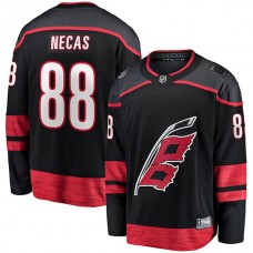 Pánské Dres Carolina Hurricanes Martin Necas 88 Černá Breakaway Domácí