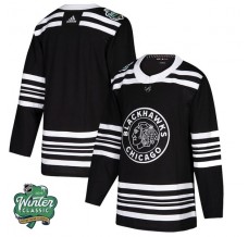 Pánské Dres Chicago Blackhawks Blank 2019 Winter Classic Patch Černá Authentic