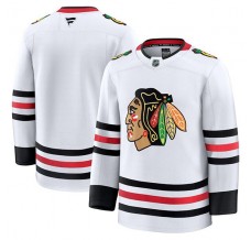 Pánské Dres Chicago Blackhawks Blank Bílá Premium Venkovní