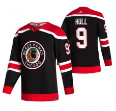 Pánské Dres Chicago Blackhawks Bobby Hull 9 2020-21 Reverse Retro Šedá Authentic